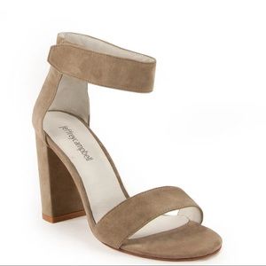 Jeffrey Campbell Lindsay suede block heel sandal